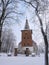 Rusne town church, Lithuania