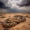 Russell\\\'s Viper on indian desert