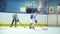 Russia, 2017: Children`s hockey team on ice