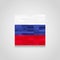 Russia Abstract Flag Background