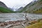 Russia, Altai Republic. The disappeared lake Maashey