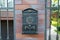 Russia, Amalienau district, vintage mailbox, elite district, old townhouses in german style