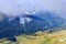 Russia, Arkhyz. Morning above the clouds. Mountains near Sofia Sofiyskoye lake