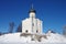 Russia, Bogolyubovo. Church of the Intercession on the Nerl. Orthodox church and a symbol of medieval Russia, Vladimir region