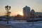 RUSSIA, Chechnya, Grozniy - January 5, 2016: - walk through downtown Grozny