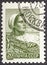 RUSSIA - CIRCA 1960: Postage stamp printed in Soviet Union Russia shows Farm Woman, Definitive Issue No.9 serie, circa