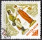 RUSSIA - CIRCA 1966: stamp printed by Russia, shows porcelain figures Mailman and Milkmaid, Bisentenary of Dimitrov