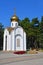 Russia. The city of Anapa, chapel of the prophet Hosea in the square of Soviets in the summer