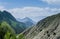 Russia, Dagestan, Mountain landscape. View of Gunib area