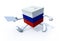 Russia election ballot box cartoon