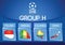 Russia football final round group h in map icon flag color