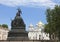 Russia, Great Novgorod. Monument Millennium of Russia and Sofia cathedral