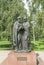 Russia, Irkutsk, August 2020: Monument to Peter and Fevronia of Murom, patrons of family happiness