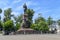 Russia, Irkutsk - July 6, 2019: The Monument to Alexander III. All-Russian Emperor, King of Poland and Grand Prince of