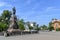 Russia, Irkutsk - July 6, 2019: The Monument to Alexander III. All-Russian Emperor, King of Poland and Grand Prince of
