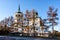 Russia, Irkutsk - November 2, 2019: Spasskaya Church of Chist the Saviour in the center of Irkutsk city is one of the