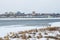 Russia, Irkutsk, winter view for Angara river