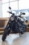 Russia, Izhevsk - August 23, 2019: Yamaha motorcycle shop. New motorbike MTM850 in modern motorcycle store