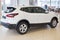 Russia, Izhevsk - March 19, 2020: New Qashqai car in the Nissan showroom. Back and side view. Famous world brand
