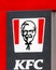 Russia, Kaluga - SEPTEMBER 29, 2020: Kentucky Fried Chicken Restaurant or KFC sign with Colonel Sanders Image