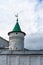 Russia, Kostroma, July 2020 . Watchtower of the ancient Ipatiev Monastery.