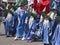 Russia, Krasnoyarsk, June 2019: children in fancy dress at the festival