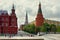 Russia. Kremlin passage near the Red Square in Moscow. May 25, 2017