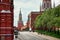 Russia. Kremlin passage near the Red Square in Moscow. May 25, 2017