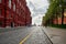 Russia. Kremlin passage near the Red Square in Moscow. May 25, 2017