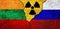 Russia and Lithuania Nuclear deal, threat, agreement, tensions concept