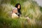 Russia, Merzhanovo, May 21, 2018: Shooting session of fantasy cosplay two beautiful girls in nature
