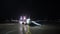 RUSSIA, MOSCOW. 8-11-2018. SHEREMETYEVO AIRPORT: Airport. Landing field. Night time. Loading aircraft.