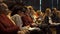 RUSSIA, MOSCOW - APRIL 13, 2019: Women`s audience listening to information trainings and lectures. Art. Women sitting in