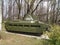 Russia. Moscow.Battle tanks and anti tank gun museum in Poklonnaya Gora