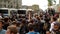 RUSSIA, MOSCOW - JUNE 12, 2017: Rally Against Corruption Organized by Navalny on Tverskaya Street. The crowd applause