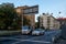 Russia, Moscow. An old five-story houses prepared for demolition