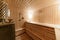 Russia, Moscow- September 08, 2019: interior room apartment bathhouse, sauna