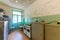 Russia, Moscow- September 10, 2019: interior room apartment public place kitchen