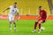 Russia national football team striker Anton Zabolotny against Turkey defender Merih Demiral during UEFA Nations League match