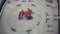 Russia, Novosibirsk. 14 march 2015. Top view of colorful new playground for kids near apartment building.