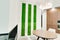 Russia, Novosibirsk - August 16, 2018: decorative moss for interior decoration. office style, interior design