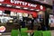 Russia, Novosibirsk, January 7, 2019: people visitors to the Burger king chain diner waiting for the order at the counter in the