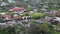 Russia. one-storey houses. small town. top view