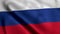 Russia Satin Flag. Waving Real Fabric Texture of the Flag of Russia.