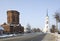 Russia, Shuya, Sverdlov street, bell tower