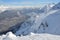 Russia, Sochi, peaks of ski resort Rosa Khutor, The peak of Aibga mountain