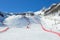 Russia, Sochi, the slopes of the ski resort Rosa Khutor