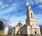 Russia. Spaso-Preobrazhensky cathedral and belfry in Nevyansk