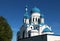Russia, St. Petersburg, Gatchina, May, 26,2018, in the photo The Intercession Cathedral in Gatchina
