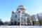 Russia, St. Petersburg, Kronstadt, Nikolsky Naval Cathedral, December 4, 2018 .... history